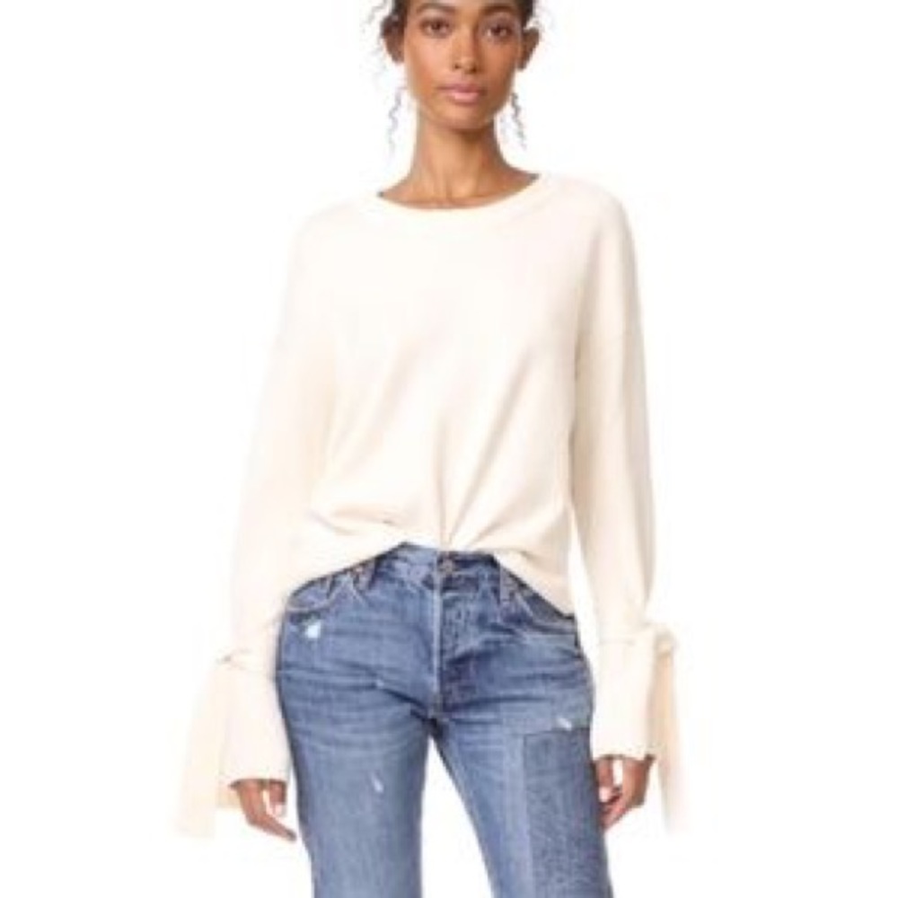 Madewell tie cuff pullover